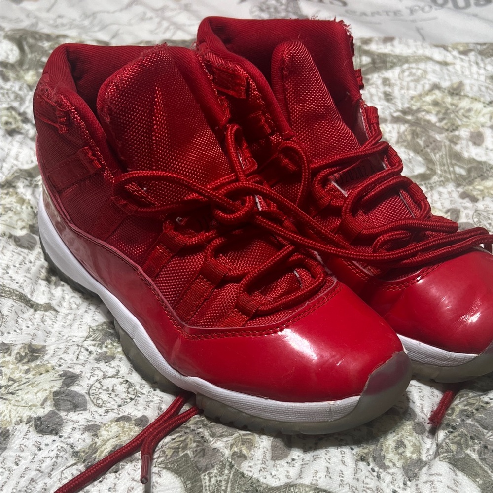 Red High-Top Sneakers